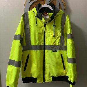 Safety Rated rain jacket Class 3 Level 2